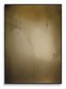 Contour In Sand warm golden sand luminous abstract canvas art print in black shadow frame