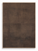 Cordovan deep brown textured abstract canvas art print in oak frame