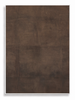 Cordovan deep brown textured abstract canvas art print in white frame
