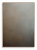 Grounded Light warm neutral abstract canvas art print in oak shadow frame