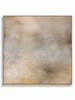 Mineral warm sandy stone abstract canvas art print in oak shadow frame