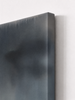 Nocturne Drift moody blue grey atmospheric abstract canvas art print canvas wrap side angle texture detail